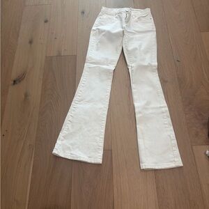 Blank NYC Cream Flare Jeans